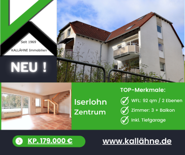Wohnung Iserlohn Kallähne
