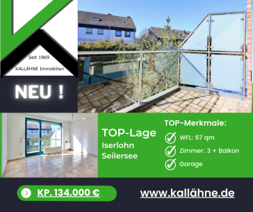 Wohnung Iserlohn Kallähne